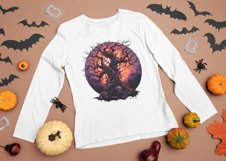 Spooky Halloween Tree Sublimation Designs - Digital Download Product Image 7