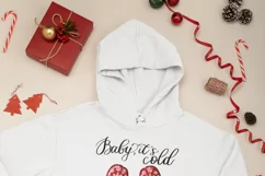 Baby It's Cold Outside, Winter Design PNG Digital Download Product Image 9