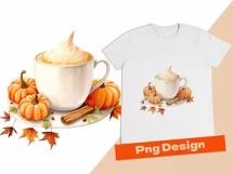 Tis The Season Fall Pumpkin Spice Latte - Warm Cozy Autumn Product Image 7