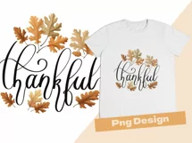 Thankful PNG Digital Download Sublimation Designs Product Image 5