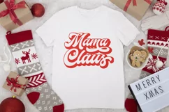 Mama Claus SVG, Mom Christmas SVG, Christmas shirt SVG, Chr Product Image 3