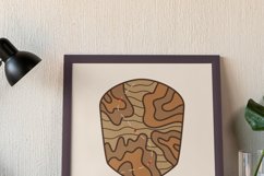 mockup-of-a-squared-art-print-with-a-colorful-frame-with outdoor print design
