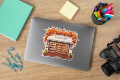 Cozy Autumn Bookstore PNG Sublimation Product Image 8