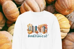 Fall Fublimation Booktrovert Autumn Png Instant Download Product Image 7