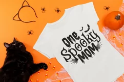 One Spooky Mom SVG, Halloween SVG, Halloween Shirt SVG Product Image 3