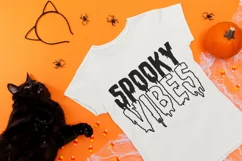 Spooky Vibes SVG, Halloween SVG, Halloween shirt svg Product Image 2