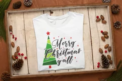 Merry Chrismtas SVG, Merry christmas yall SVG Product Image 3