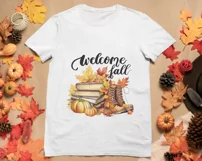 Welcome Fall Png Quote, Instant Downloads for Sublimation Product Image 4