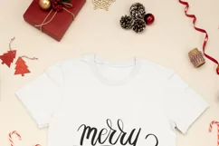 Merry Mama Png Instant Download, Red and Black Buffalo Plaid Product Image 6