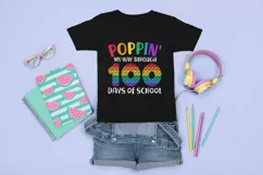 Poppin my way through 100 days of school SVG, Poppin my way Product Image 2