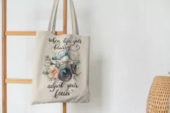 Floral Photo Camera, Vintage Design Png, Camera Illustration Product Image 4