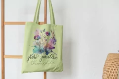 Grow Positive Thoughts Png | Botanical Art Sublimation Product Image 7