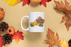 Yellow Fall Truck Png Digital Download for Sublimation Product Image 4