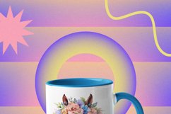 Floral Horse Png Watercolor Animal Product Image 5
