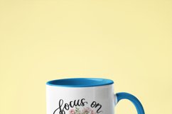 Focus On Positivity Png Instant Download Floral Photo Camera Product Image 4