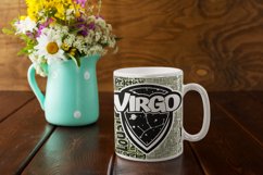 12 Zodiac Mug Wrap Bundle, Zodiac Signs Sublimation, Afro Product Image 16