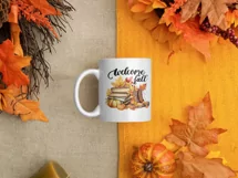 Welcome Fall Png Quote, Instant Downloads for Sublimation Product Image 2