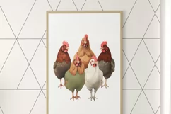Cute Chicken Breeds, Farm Gift for Women & Animal Lovers Product Image 7