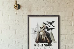Nightmare Before Coffee PNG, Spooky Season Halloween Product Image 8