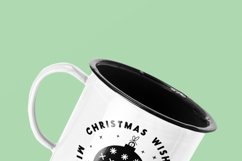 mockup-of-two-12-oz-enamel-mugs-placed-against-a-plain-color-backdrop-with Christmas Silhouette Tshirt SVG