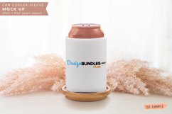 White Can Cover Sleeve | Boho Mock up Product Image 1