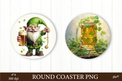 Round Coaster Bundle PNG. St Patricks Day Sublimation PNG Product Image 5