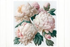 3D Peony Tumbler. Flowers Tumbler Sublimation Wrap. Product Image 2