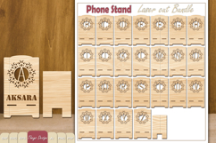 Alphabet Phone Stand LaserCut | Alphabet Phone Holder Bundle Product Image 1