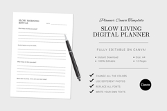 Slow Living Digital Planner Template Product Image 5
