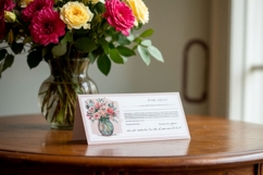 2 horizontal greeting card mockup variants Product Image 4