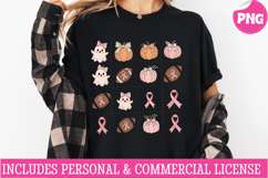 Breast Cancer PNG,Pink Breast Cancer Awarenes Sublimation Product Image 3