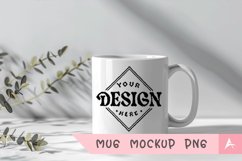 Coffee Mug Mockup Placed on a Learn more Product Image 1