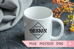 Coffee Mug Mockup Placed on a Learn more Product Image 1
