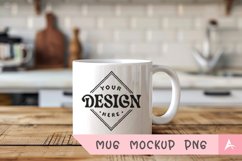 Coffee Mug Mockup Placed on a kitchen Product Image 1