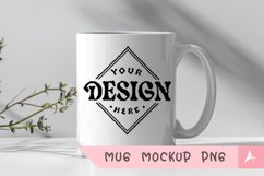 Coffee Mug Mockup Placed on a Learn more Product Image 1