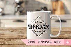 Coffee Mug Mockup Placed on a kitchen Product Image 1