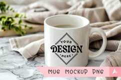 Coffee Mug Mockup Placed on a Learn more Product Image 1