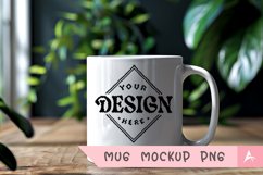 Coffee Mug Mockup Placed on a Learn more Product Image 1