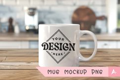 Coffee Mug Mockup Placed on a kitchen Product Image 1
