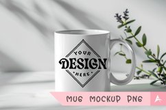 Coffee Mug Mockup Placed on a Learn more Product Image 1
