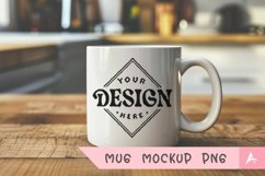 Coffee Mug Mockup Placed on a kitchen Product Image 1