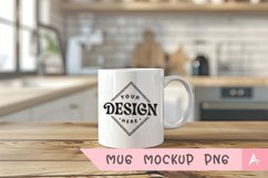 Coffee Mug Mockup Placed on a kitchen Product Image 1