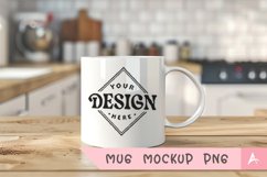 Coffee Mug Mockup Placed on a kitchen Product Image 1