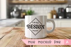 Coffee Mug Mockup Placed on a kitchen Product Image 1