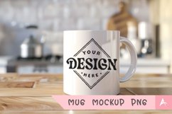 Coffee Mug Mockup Placed on a kitchen Product Image 1