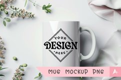 Coffee Mug Mockup Placed on a Learn more Product Image 1