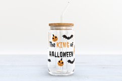 Halloween Can Glass SVG. Pumpkin Jack O&#039;lantern SVG, PNG Product Image 9