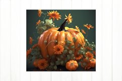 Pumpkin Tumbler Wrap. Halloween Tumbler Sublimation Product Image 2