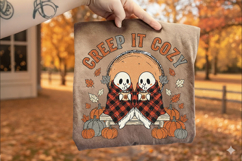 Creep it cozy Sublimation - Halloween Design Product Image 1