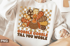 Gobble Gobble Till You Sublimation - Halloween PNG Design Product Image 4